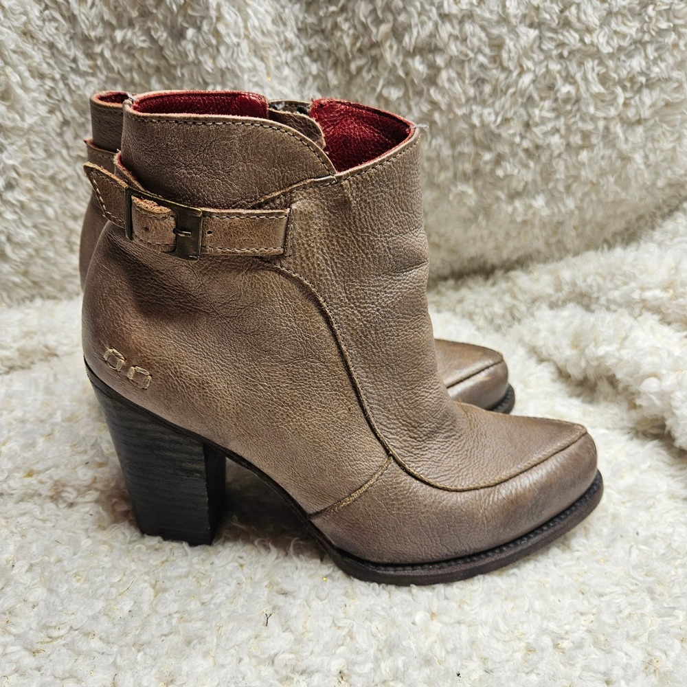 Bed Stu Isla Cobbler Series Leather Ankle Boots‎ sz 8